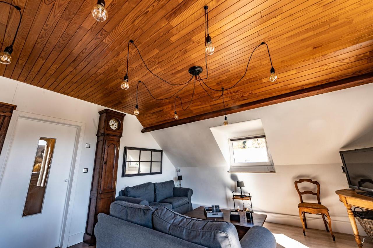 Les 3 Chapeaux Dinant 6P Les Canotiers 4P Avec Terrasse Le Melon 2P Sans Terrasse Exterior foto