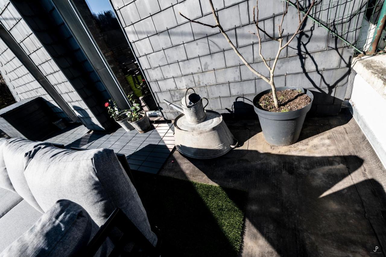 Les 3 Chapeaux Dinant 6P Les Canotiers 4P Avec Terrasse Le Melon 2P Sans Terrasse Exterior foto
