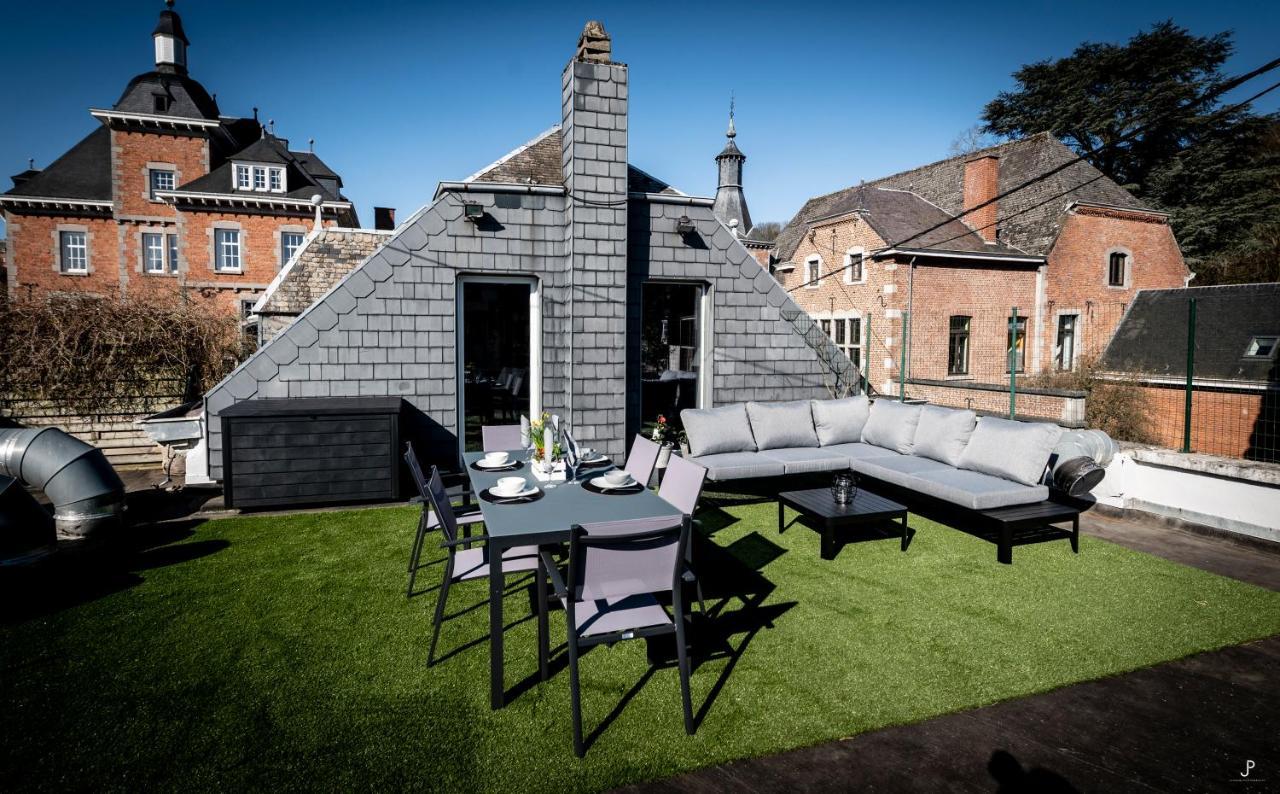 Les 3 Chapeaux Dinant 6P Les Canotiers 4P Avec Terrasse Le Melon 2P Sans Terrasse Exterior foto